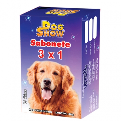 Sabonete 3x1 Dog Show 80g